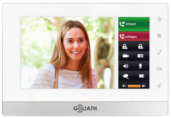 GOLIATH AV-VTI03W IP-Video-T&uuml;rsprechanlage mit 7&quot; LCD Full Touchscreen