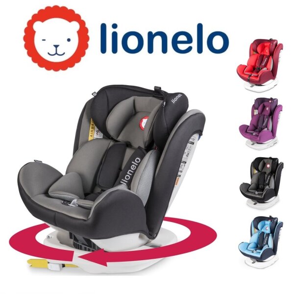 Lionelo Bastiaan 360&deg; Auto-Kindersitz Autositz ISOFIX 9-36Kg Gruppe 0+1+2+3 T&Uuml;V
