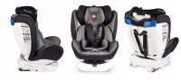Lionelo Bastiaan 360&deg; Auto-Kindersitz Autositz ISOFIX 9-36Kg Gruppe 0-3 T&Uuml;V Grau