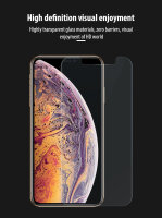 VONUO Panzer-Folie Apple iPhone Xs Max Gorilla Glas 9H Displayschutz SCHWARZ BULK