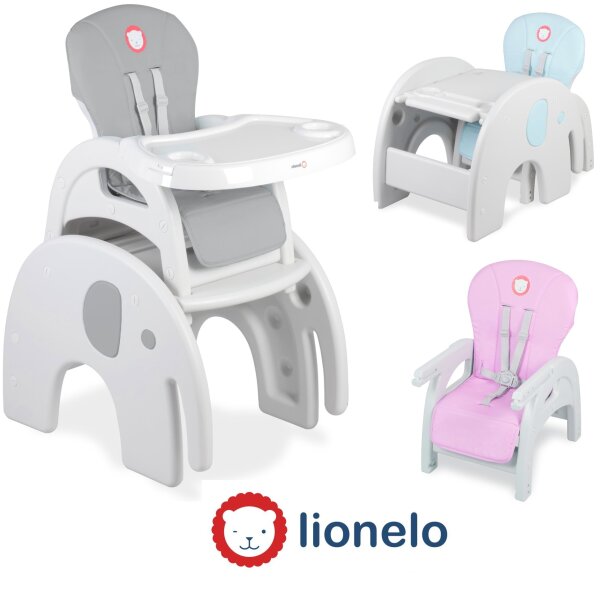 Lionelo Eli 5in1 Kinderhochstuhl Baby Hochstuhl Kinder Stuhl+Tisch Kinderstuhl