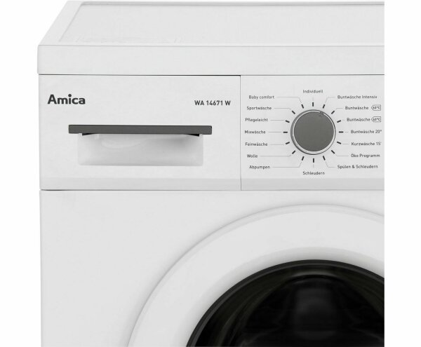 Amica WA 14671 W Waschmaschine 1400U/Min Common Line 7kg Freistehend