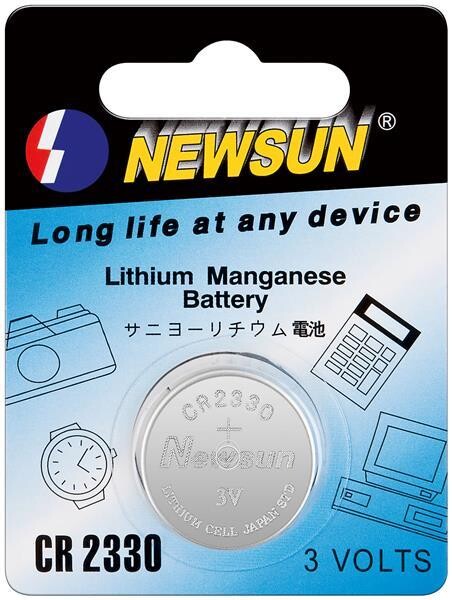 Knopfzelle Lithium CR 2330 New Sun