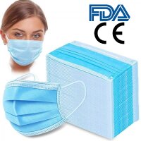 Einweg OP-Maske 3-lagig Mundschutz Schutzmaske Gesichtsmaske Viren-Schutz
