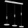 Fischer&amp;Honsel 210833 Living Diskus-Serie LED Pendelleuchte Chrom 3x8,6W Dimmbar