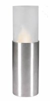 N&auml;ve 531650 LED Deko-Tischleuchte Teelicht inkl. 2xAAA Batterie Kerze 17,5cm