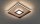 Fischer&amp;Honsel Zoe Premium-Serie LED Deckenleuchte 40x40 Gold/Rostfarben Dimmbar
