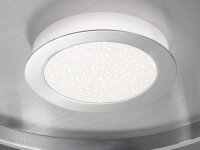 Fischer&amp;Honsel Bug Premium LED Deckenleuchte &Oslash;59cm Alu/Chromfarben Fernbedienung
