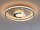 Fischer&amp;Honsel Bug Premium LED Deckenleuchte &Oslash;59cm Alu/Chromfarben Fernbedienung