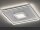 Fischer&amp;Honsel Bug Premium LED Deckenleuchte 80X80 Alu/Chromfarben Fernbedienung
