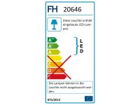 Fischer&amp;Honsel Bug Premium LED Deckenleuchte110X40 Alu/Chromfarben Fernbedienung