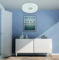 Fischer&amp;Honsel 22141 Living Cookie-Serie LED Deckenleuchte Acryl-Aluminium &Oslash;29cm