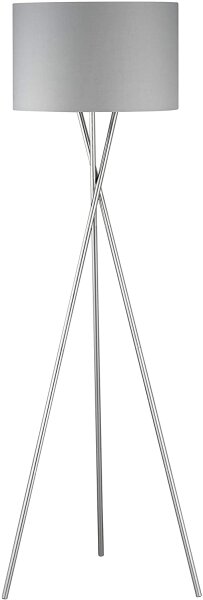 Fischer&amp;Honsel 46090 Living Wotan-Serie E27 Stehleuchte dreibein Metall 160cm