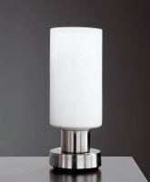 FHL 850059 Ina LED Tischleuchte B&uuml;roleuchte Weiss Glas Design