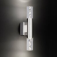 Fischer&amp;Honsel 39332 Living Bubble-Serie LED Wandleuchte Metall Nickel-Matt Design