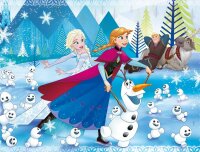 Disney Frozen Die Eisk&ouml;nigin Elsa Anna Olaf Puzzle 180 Teile 38x30cm NEU&amp;OVP