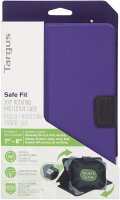 Targus SafeFit 7-8&quot; Zoll Universal Tablet Folio-Etui Stand &amp; Dreh-Funktion Lila