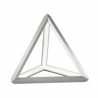 Fischer&amp;Honsel 50207 Living Lion LED Tischleuchte Leselampe Alu Silber Pyramide