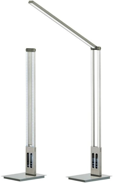 Fischer&amp;Honsel 50010 Shine-Serie LED Tischleuchte Leselampe Nickel Matt