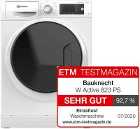 Bauknecht W Active 823 PS Waschmaschine Freistehend 8kg...