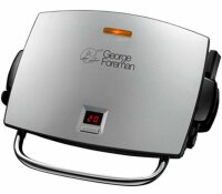 George Foreman Grill &amp; Melt Fitnessgrill Silber...