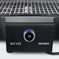 Severin PG 8104 SEVO G Tischgrill Elektrogrill OLED 500&deg;C BoostZone 3000W