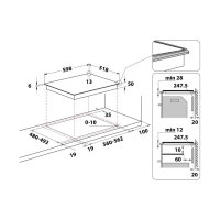 Privileg PS 15Q60 AL Induktions Glaskeramik-Kochfeld Touch Autark Ceran 60cm