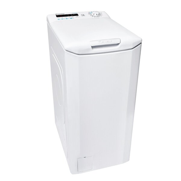 Candy CSTG 482DVE/1-S Toplader Waschmaschine 40cm 8kg 1400U/Min Wei&szlig; Smart Touch
