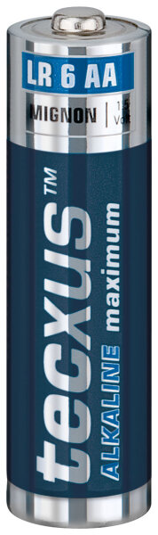 10 x Tecxus Batterie Alkali Mignon AA, LR 6