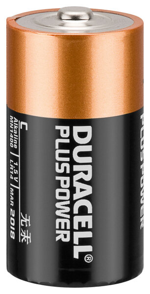 2 X Batterie Alkali Baby (C) Duracell Plus LR 14 (MN1400)