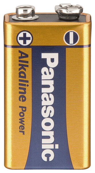 Batterie Alkali 9 V Block Panasonic Alkaline Power (Bronze Award) 6 LR 61