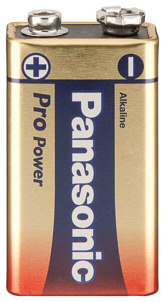 Batterie Alkali 9-V Block Panasonic Pro Power (Gold Award) 6 LR 61