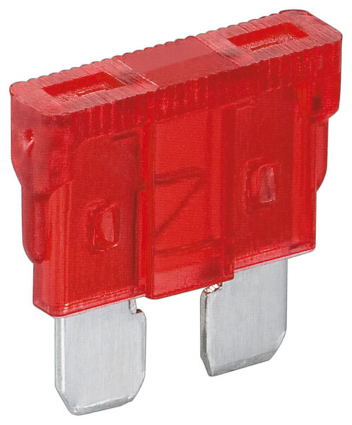 10 x Kfz-Sicherung Standard-EU (19x19x5 mm) 10 A, Rot