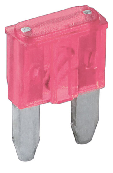 10 x Kfz-Sicherung Mini (10,9x8,75x3,8 mm) 4 A, Pink