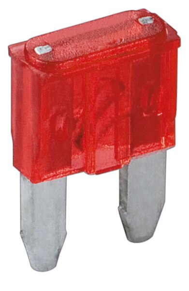 10 x Kfz-Sicherung Mini (10,9 x 8,75 x 3,8 mm) 10 A, Rot