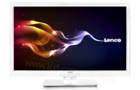 Lenco DVL-1954 19&quot; Zoll 48cm Fernseher HD-Ready LED-TV DVD DVB-T HDMI SCART Wei&szlig;
