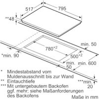 Neff TBT1816N (T18BT16N0) Glaskeramik-Kochfeld Ceran 80cm Touch TwistPad Autark