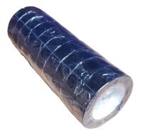 10x Isolierband Elektro Abdichtband Isoband Elektriker Klebeband 19mm/10m Schwarz