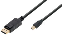 Displayport zu Mini Anschlu&szlig;kabel DP Verbindungskabel 1.2 4K FullHD Vergoldet 2m