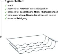Bosch KSZ10020 Flaschenablage f&uuml;r Einbauk&uuml;hlschrank Chrom Flaschengitter