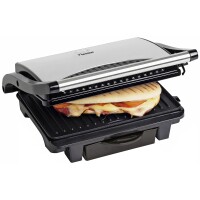 Bestron ASW113S Panini Kontaktgrill Elektro-Grill Sandwich-Maker Toaster 1000W