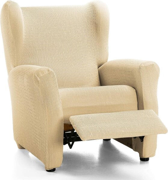 Martina Home Tunez Sesselbezug f&uuml;r Relax Sessel aus elastischem Stoff beige