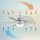 Cecotec EnergySilence Aero 3600 Vision LED-Deckenventilator Edelstahl/Mint ⌀92cm