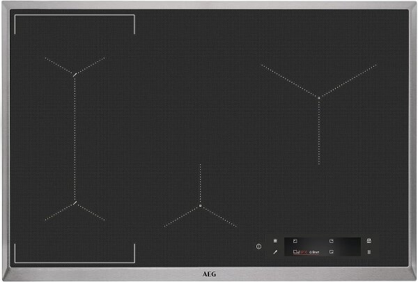 AEG IAE84881XB 9000 SensePro Glaskeramik-Kochfeld Slider-Touch Autark Ceran 80cm