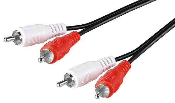Audio-Video-Kabel 2 x Cinchstecker &gt; 2 x Cinchstecker 1,5 m