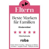 Roba Krone Spielzeugtruhe Sitz-&amp; Aufbewahrungstruhe Kiste 60x32x30cm Wei&szlig;/Pink