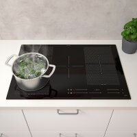 IKEA BLIXTSNABB Flex Glaskeramik-Kochfeld Induktion Touch-Control Autark 80cm