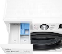 LG F4WV310SB Waschmaschine Freistehend Display AI DD Steam Wei&szlig; 10,5kg 1400U/Min