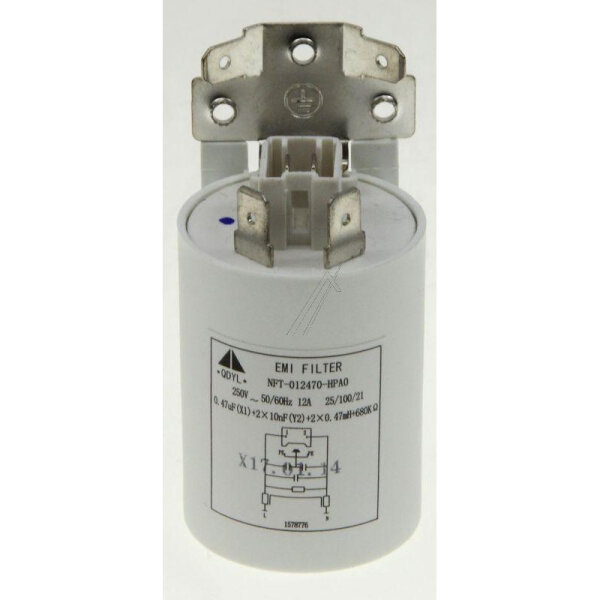 Hisense Gorenje K1578776 NFT-012470-HPAO EMI-Filter Kondensator Entst&ouml;rfilter