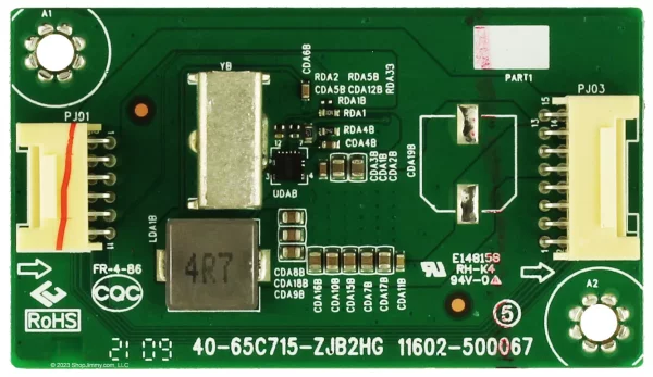 TCL Panasonic 40-65C715-ZJB2HG Inverter / Control Board Card Original NEU